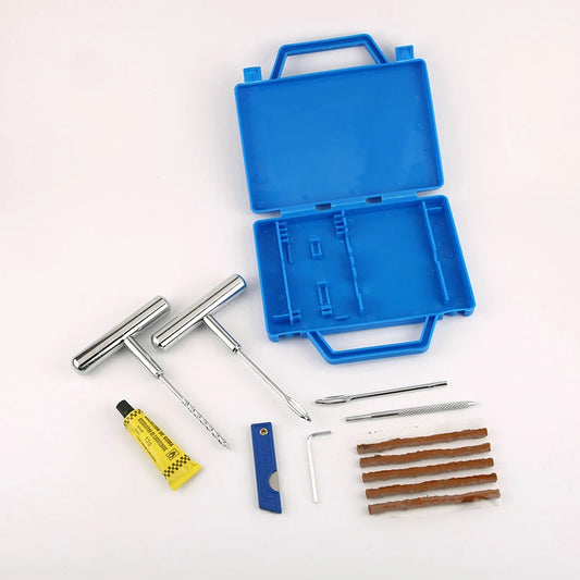 Kit de Reparación de Neumáticos Tubeless – Herramientas de Emergencia